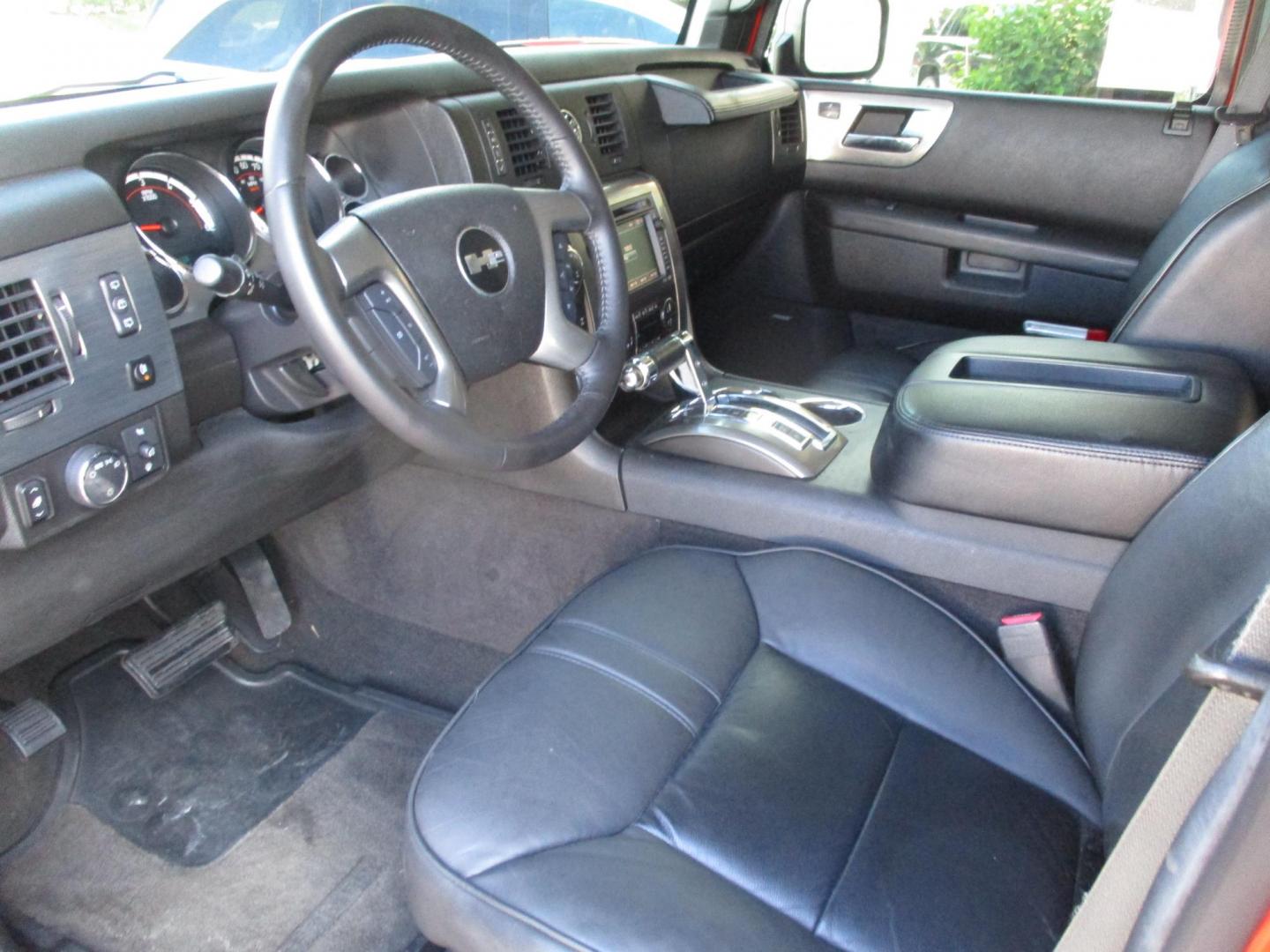 2008 Orange /Black HUMMER H2 Base (5GRGN23868H) with an 6.2L V8 OHV 16V engine, 6-Speed Automatic Overdrive transmission, located at 4724 53rd Ave East, Suite 1, Bradenton, FL, 34203, (941) 803-7117, 27.445360, -82.501678 - Photo#9